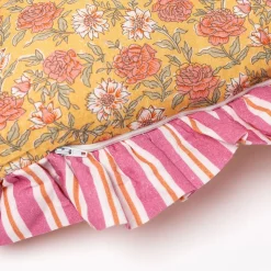 Almofada YUCATAN com rosas 45x45cm