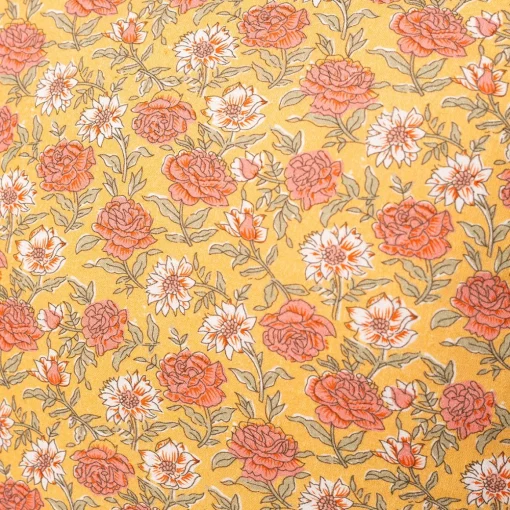 Almofada YUCATAN com rosas 45x45cm