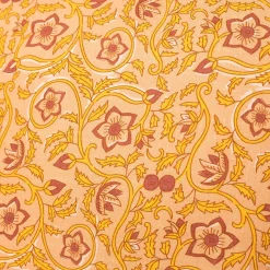 Almofada YUCATAN floral amarelo 45x45cm