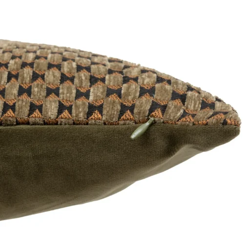 Almofada zaika chenille AUTOMNE verde 30x50cm