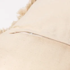 Almofada zigzag bege 45x45cm