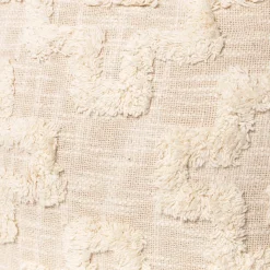 Almofada zigzag bege 45x45cm