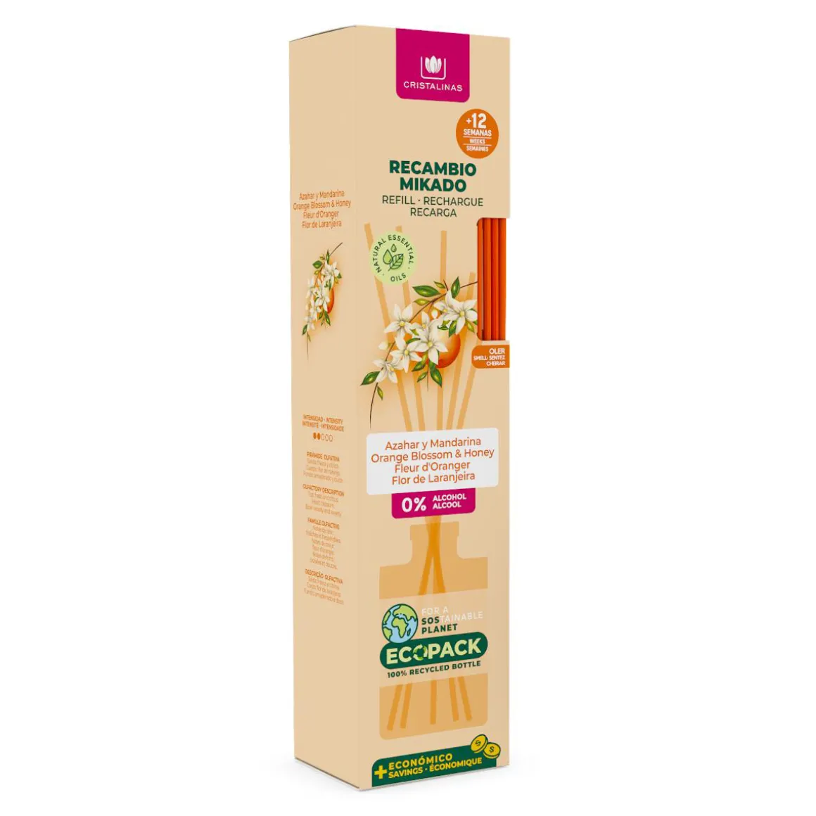 Ambientador mikado flor de laranjeira 85ml