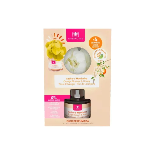 Ambientador perfumado flor de laranjeira com flor 40ml