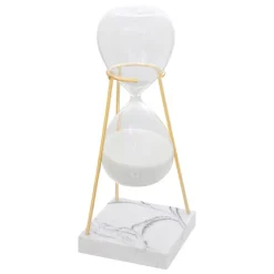 Ampulheta decorativa OLEN em vidro 21cm