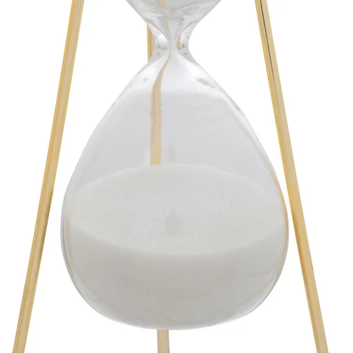 Ampulheta decorativa OLEN em vidro 21cm