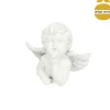 Anjo Branco Em Resina 12,5cm