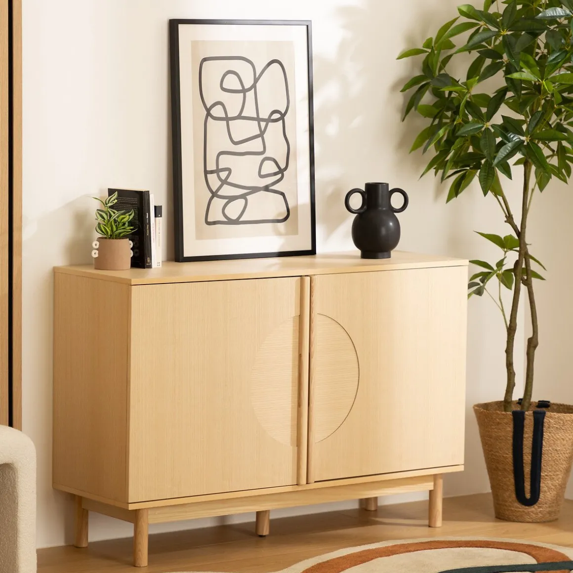 Aparador ARDEN bege 119cm