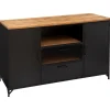 Aparador CIERNA preto 85x42,5x140cm