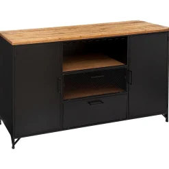 Aparador CIERNA preto 85x42,5x140cm