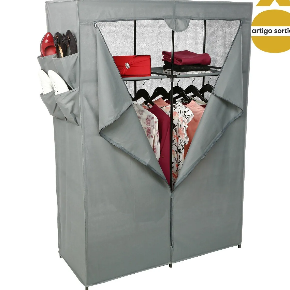 Armário de arrumação com 2 divisões