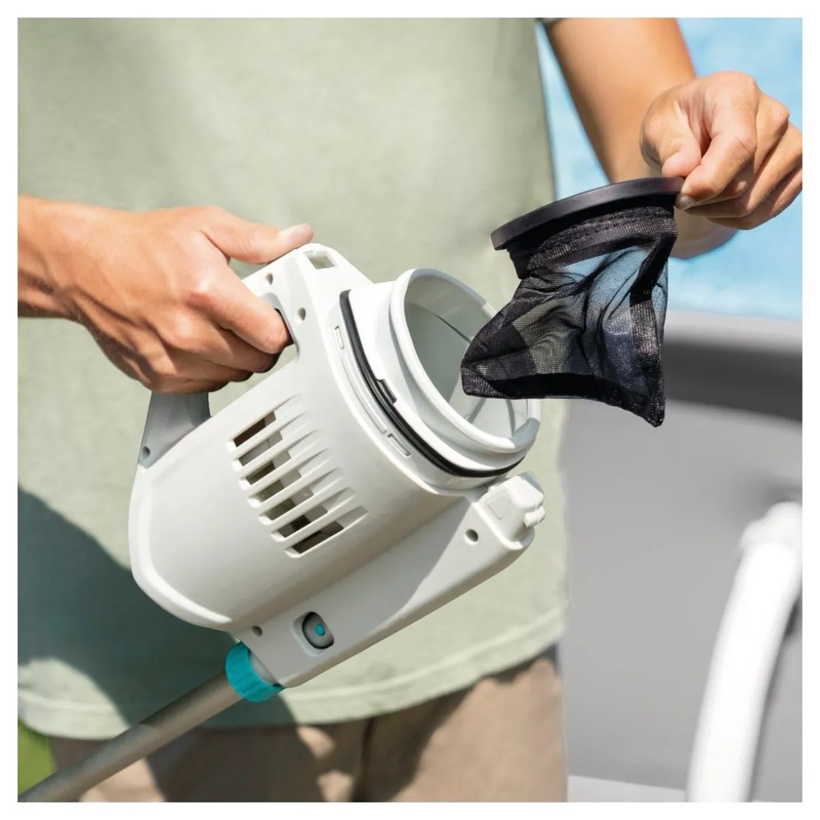 Aspirador de piscinas Intex manual