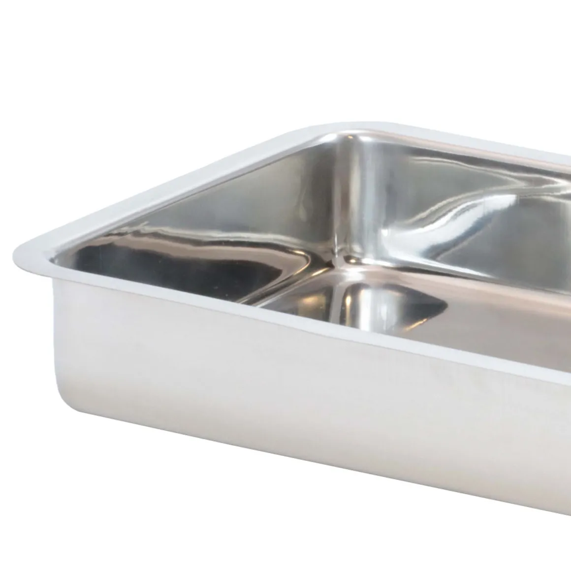 Assadeira inox rectangular 7x40x28,5cm