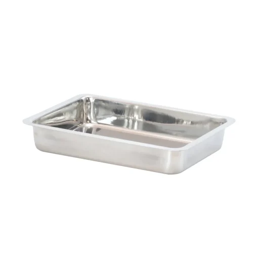 Assadeira inox rectangular 5,5x33x24cm