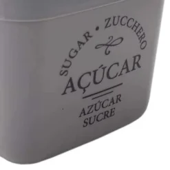 Açucareiro cinza com tampa BE CLASSIC