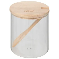 Açucareiro com colher em vidro HERMET 8,6x11cm