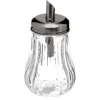 Açucareiro de vidro com doseador 18cl