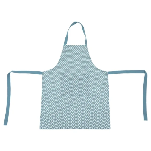 Avental de cozinha azul 60x80cm