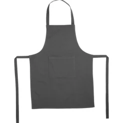 Avental de cozinha cinza escuro