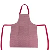 Avental de cozinha vermelho 60x80cm