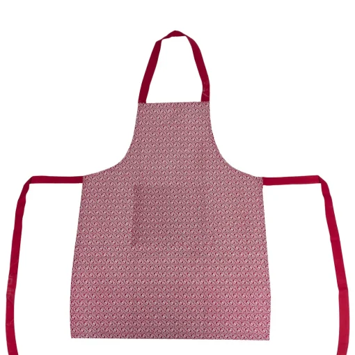Avental de cozinha vermelho 60x80cm