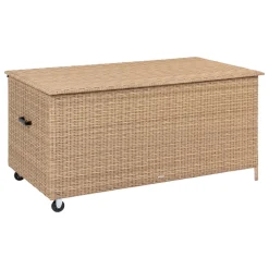 Baú arrumação BAYANA castanho em rattan sintético
