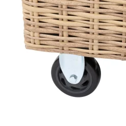 Baú arrumação BAYANA castanho em rattan sintético