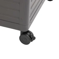 Baú arrumação EDENIO aço cinzento