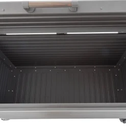 Baú arrumação EDENIO aço cinzento