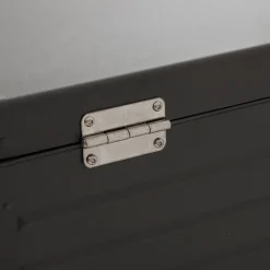 Baú arrumação EDENIO aço cinzento