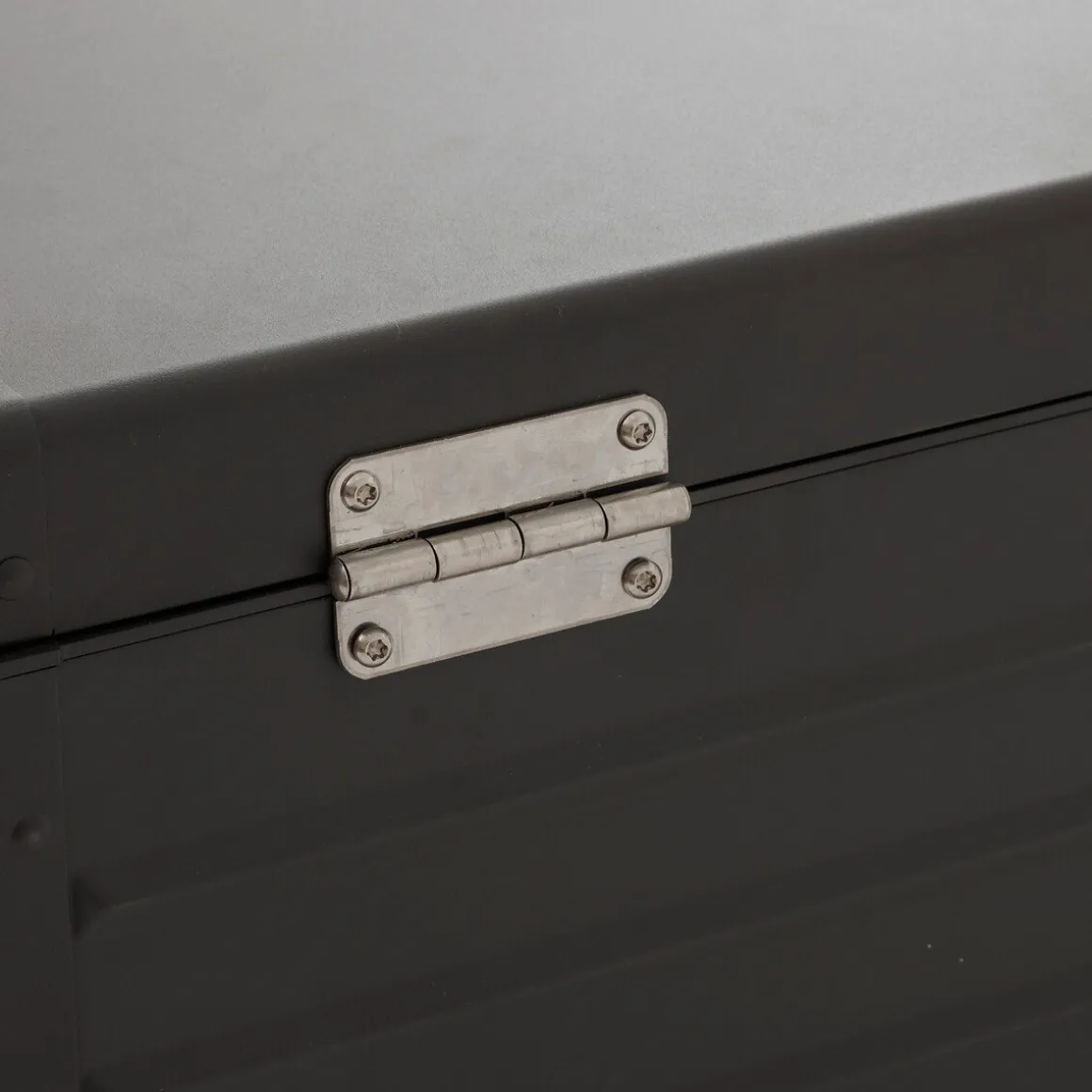 Baú arrumação EDENIO aço cinzento