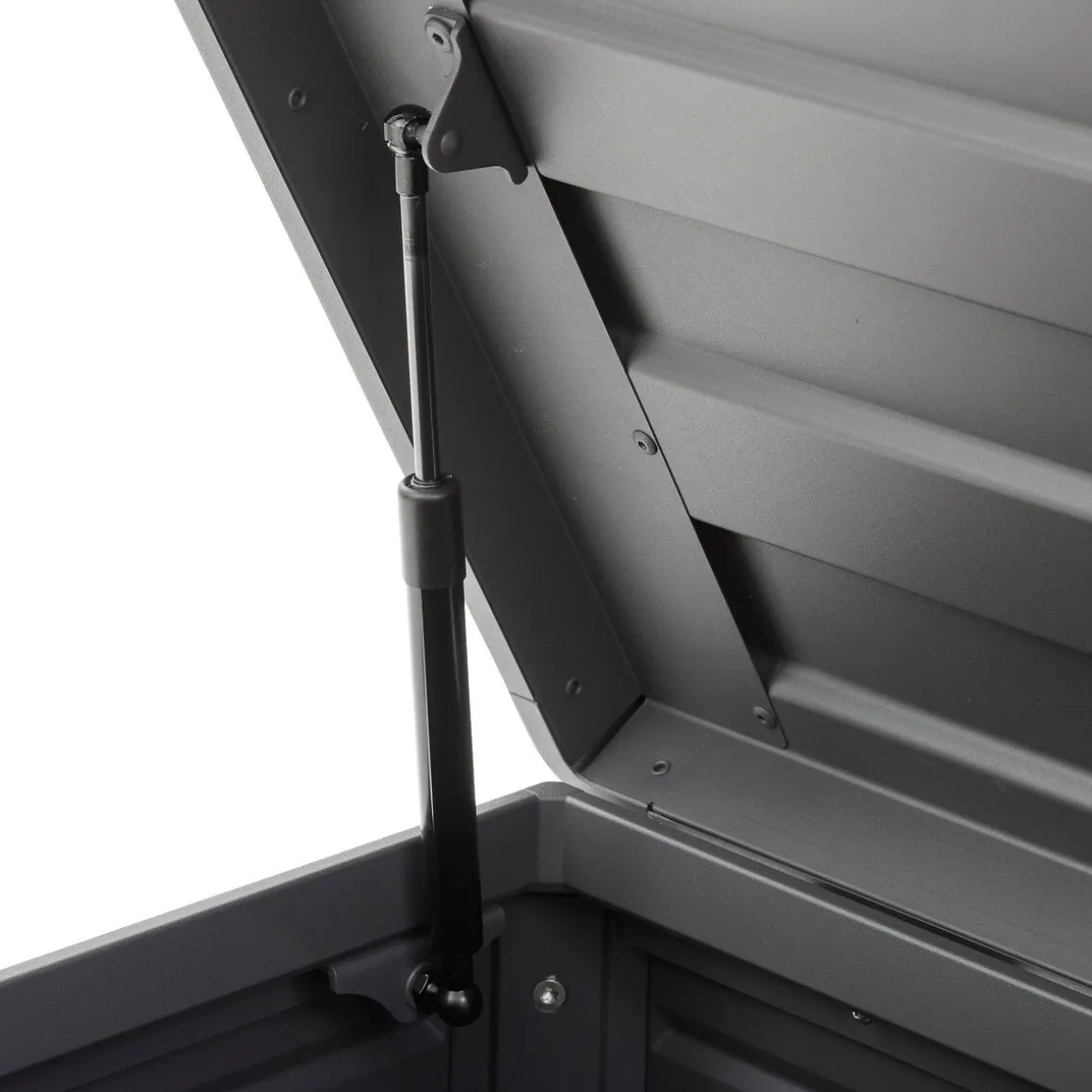 Baú arrumação EDENIO aço cinzento