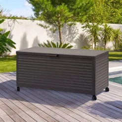 Baú arrumação EDENIO aço cinzento