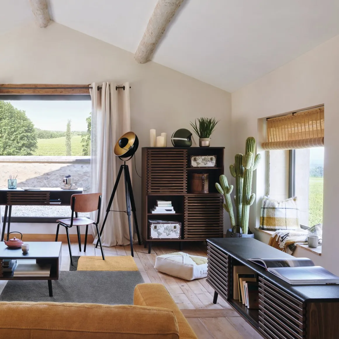 Baú decoração mundo ANZO 21x41cm