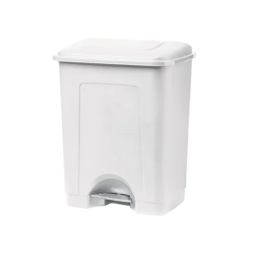 Balde branco com pedal 35l