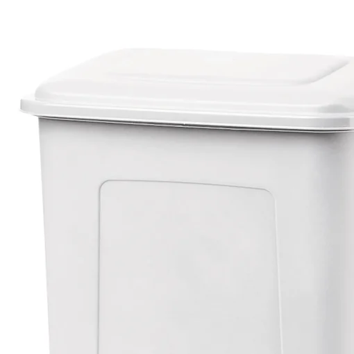 Balde branco com pedal 35l