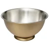 Balde de gelo dourado em inox 40cm