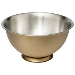 Balde de gelo dourado em inox 40cm