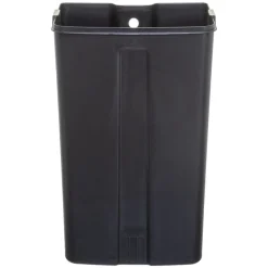 Balde do lixo ARIANE prateado em metal 30l