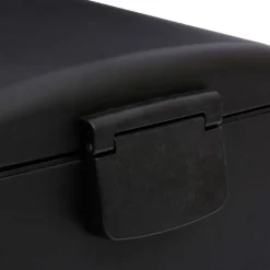 Balde do lixo ARIANE preto em metal 30l