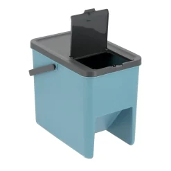 Balde do lixo azul empilhável 20l