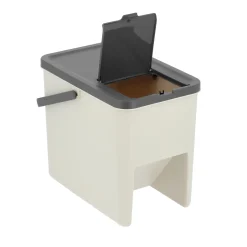 Balde do lixo cinza empilhável 20l