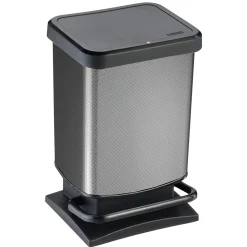 Balde do lixo com pedal 20l carbono