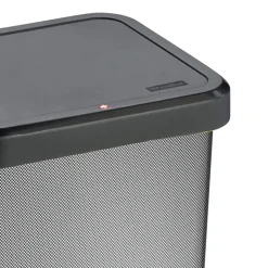 Balde do lixo com pedal 20l carbono
