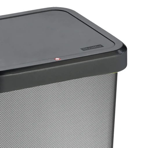 Balde do lixo com pedal 20l carbono