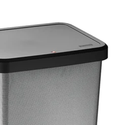 Balde do lixo com pedal 40l carbono