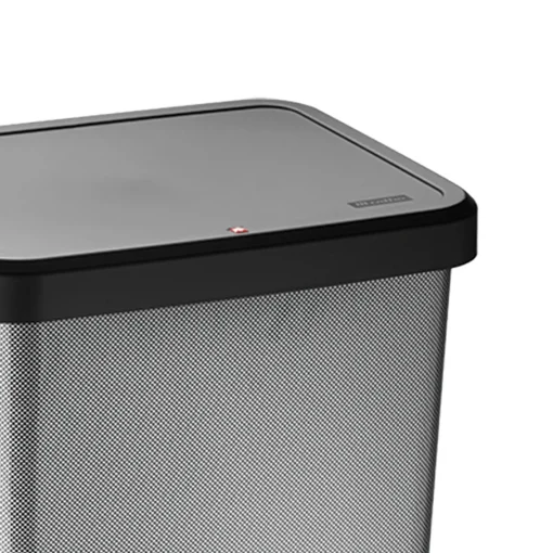 Balde do lixo com pedal 40l carbono