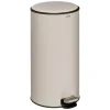 Balde do lixo DELTA bege em metal 30L