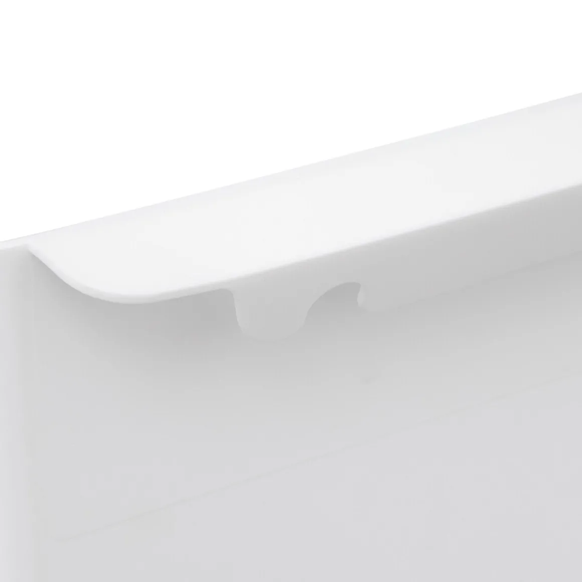 Balde do lixo extensível branco e cinza 8l