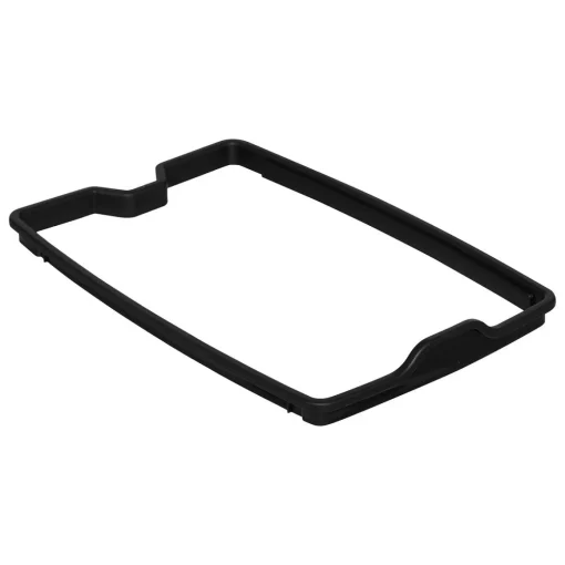 Balde do lixo prateado softclose 40l